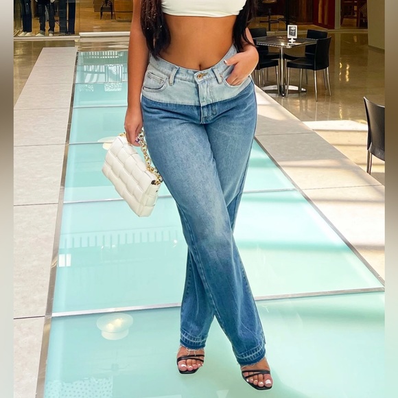 Fashion Nova - High Waist Double toned jeans - Picture 1 of 8